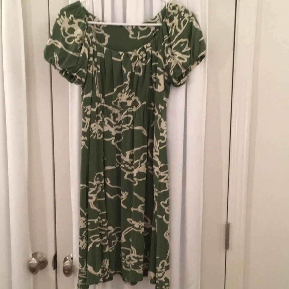 Theory Dress, beautiful green floral print